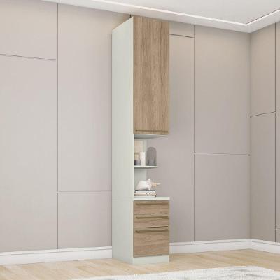 Mesa de Cabeceira Bellagio 3 Gavetas MDF-MDP Moderno Areia Casa 812