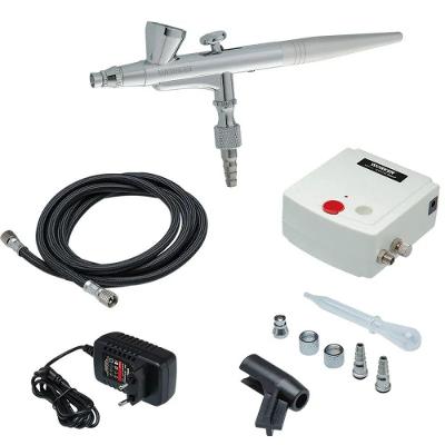 Kit Aerógrafo com Minicompressor 2ML 25 LBF-Pol2 Worker