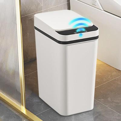 Lixeira Automática 12L com Sensor 3 Modos Inteligentes Branco ABS e PP