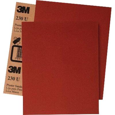Lixa em Folha para Massa Madeira 230U Grao 180 para Lixamento de Tintas Rebocos Argamassas Gessos