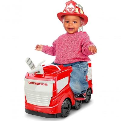 Trator Giant Bombeiro Roma com Jato de Água e Vermelho