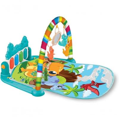 Tapete de Atividades para Bebê Funny Dino com Piano Multicolorido Maxi Baby