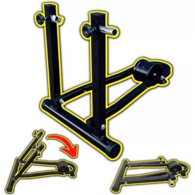 Rolo de Treino para Ciclismo Urban Speed Ergométrico Dobrável com Suporte para Bike Preto