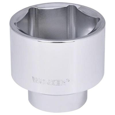 Soquete Sextavado 989193 Encaixe 3-4 60mm Cromado Inox Worker