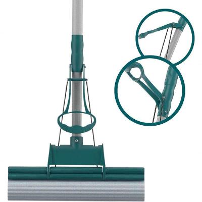 Mop Flash Limp MOP7671 Lava Enxagua e Seca Liga de Aço para Piso com Mecanismo de Torção Verde