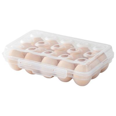 Porta Ovos 7921 Organizador com 15 Espaços Plástico Transparente para Geladeira