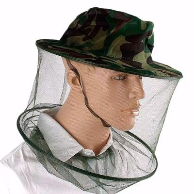 Chapéu Anti Mosquito Mosquiteiro Proteção Contra Pernilongos Verde Dark