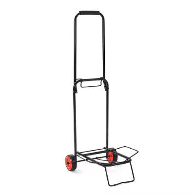 Carrinho de Mão Dobrável Multiuso 60kg Alça Regulável Preto Yeet