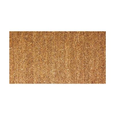 Capacho Fibra de Coco Retangular Superfície Fibra de Coco Base PVC Antiderrapante para Hall