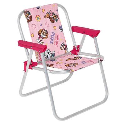 Cadeira Infantil Patrulha Canina 23610 Estrutura Alumínio Rosa Belfix