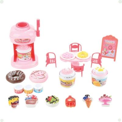 Brinquedo de Faz de Conta Ice Cream Party Simulação de Venda e Compra de Sorvetes Rosa Pica Pau