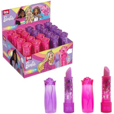 Borracha Retrátil Tris Barbie com Formato de Batom 1 Unidade