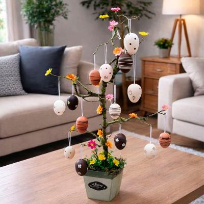 Arvore de Páscoa Árvore Osterbaum Galhos Flexíveis Decoração Temática Colorido