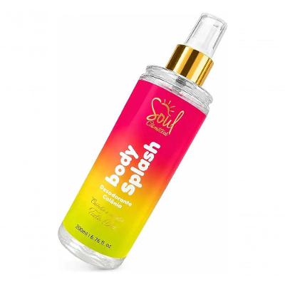 Body Splash Paris Intense Fragrância Leve e Adocicada Rosa 200ML
