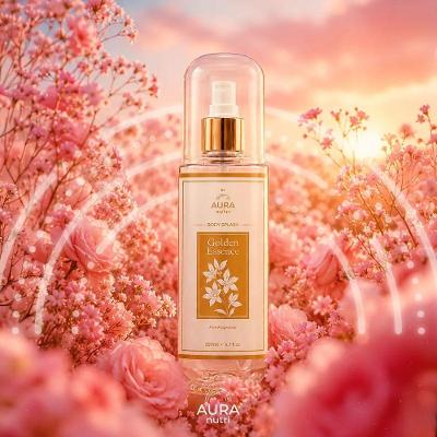 Body Splash Aura Golden Essence Unissex Eau de Cologne 200ML