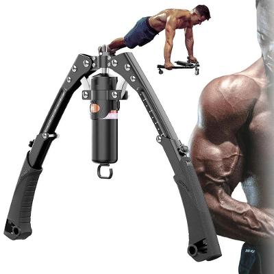 Aparelho Exercitador Braço Abdominal SU-PUXA10 3 em 1 Resistência Ajustável 200KG Preto Leva Pra