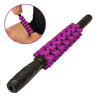 Bastão de Massagem Miofascial BSL1908 Alívio de Tensões Relaxamento Muscular Rosa e Preto AB Mídia
