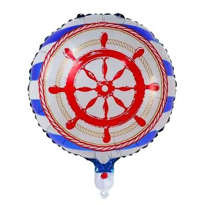 Balão Metalizado Marinheiro 18 Polegadas em Filme de Alumínio Extra Festas