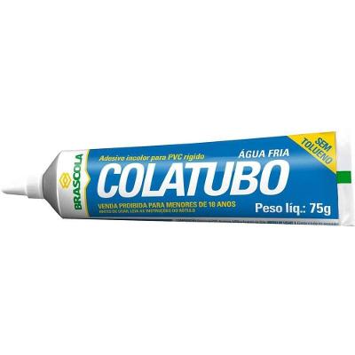 Adesivo para PVC 3130010 Soldagem a Frio Incolor Brascola 75G