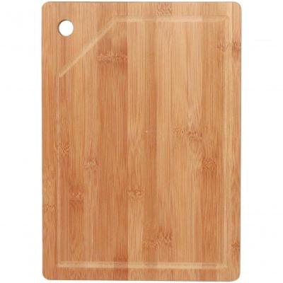 Tábua Retangular Bamboo para Corte Madeira Resistente e Higiênica para Cozinha Marrom Mor 35CM 25CM