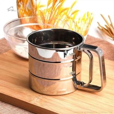 Tapioqueira de Inox com Gatilho e Peneira para Farinha Massas e Cuscuz Aço Inoxidável Inox