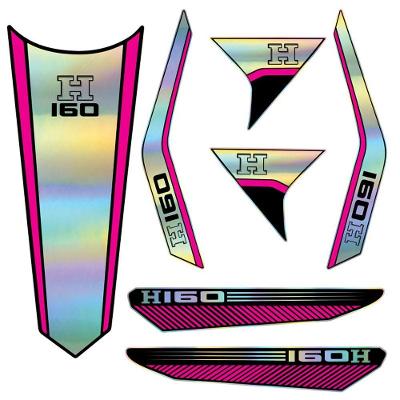 Kit Carenagem Holográfico Honda CG Titan 160 2023 a 2024 Teu Adesivo