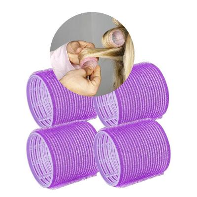 Kit 4 Bobes Auto Aderente para Cabelo Secos No 5 44mm Vertix Roxo