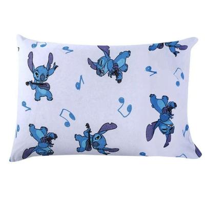 Fronha Avulsa Stitch Song Malha 100% Algodão Azul Portallar