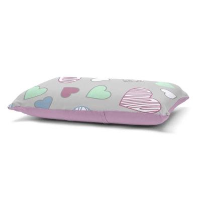 Fronha Avulsa Basic Amores Malha 100% Algodão Rosa Buettner