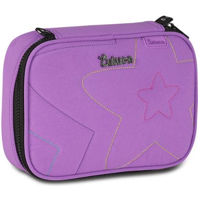 Estojo Baú Clio Style Luluca LU27032 1 Compartimento Roxo