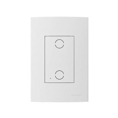 Interruptor Inteligente IOT - TW52 4x2 Touch com Wi-Fi Branco Margirius