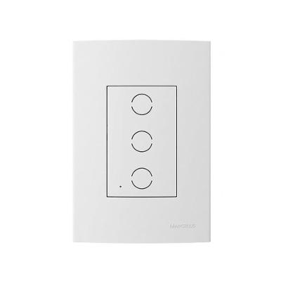 Interruptor Inteligente IOT - TW43 4x2 Touch Wi-Fi Bluetooth LE 5.2 Branco Margirius