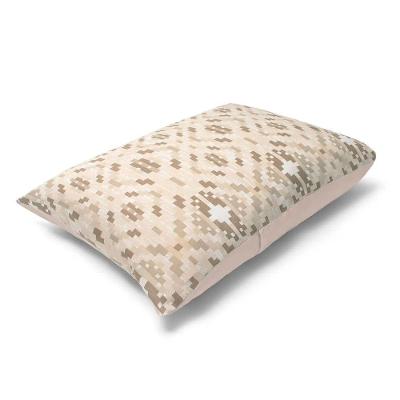 Fronha Avulsa Basic Estampada Dados Malha 100% Algodão Bege Buettner