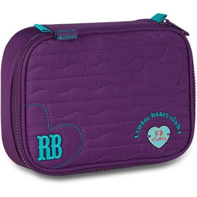 Estojo Baú Clio Style Rebecca Bonbon Heart Beats RB27013 Roxo