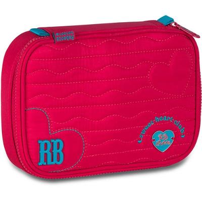 Estojo Baú Clio Style Rebecca Bonbon Heart Beats RB27013 1 Compartimento Rosa