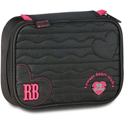 Estojo Baú Clio Style Rebecca Bonbon Heart Beats RB27013 1 Compartimento Preto