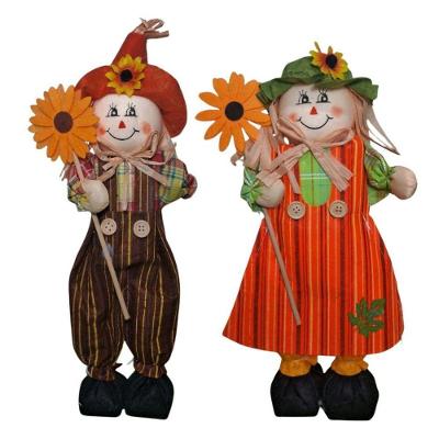Espantalho para Decoração Junino Caipira com Girassol Design Encantador 45CM Extra Festas