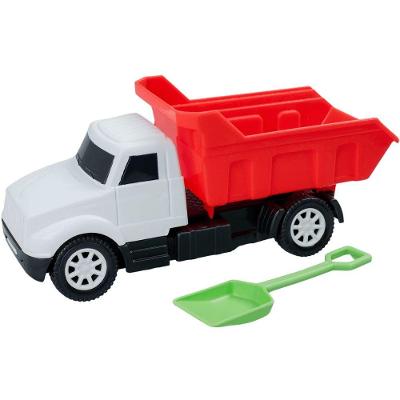 Caminhão com Pá Mini Basculante 3+ Simula Carregar Pá Acoplada Roda Livre Diverplas
