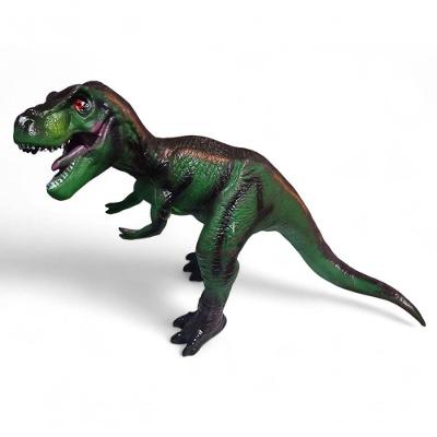 Boneco T-rex Tiranossauro com Som e Luz Verde JR Toys 28CM