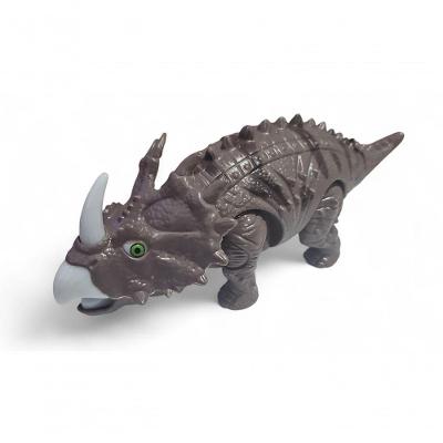 Boneco Dinossauro Chasmossauro com Movimento Som e Luz Marrom Well Kids