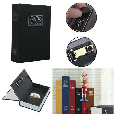 Cofre Yeet Formato Livro Dicionário Camuflado com Segredo e Chave Metal
