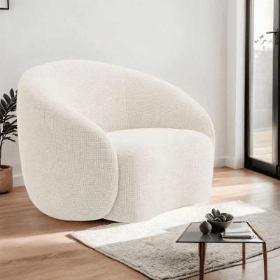 Poltrona Orgânica Luxo Amore Bouclé Bege Mabe Magazine