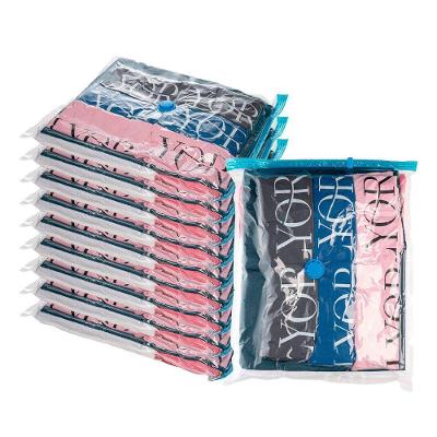 Saco a Vácuo Organizador 126657 Kit com 10 Unidades Plástico Transparente para Viagem Lyor