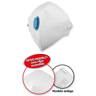 Respirador Semifacial 2202 com Válvula PFF2 Branco Vonder