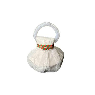 Streamers Profissionais Grenades Throw Papel de Seda 30 Fitas Branco e Multicolor