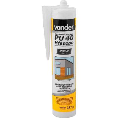 Selante Poliuretano Híbrido PU 40 Branco 387G Vonder