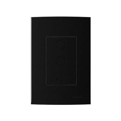 Interruptor Inteligente IOT – TW43 4x2 Touch com Wi-Fi Preto Margirius