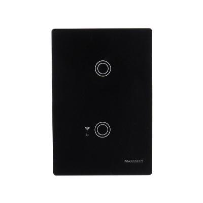 Interruptor Inteligente Infiniti Plus Touch Wi-Fi 2 Teclas Preto Margirius