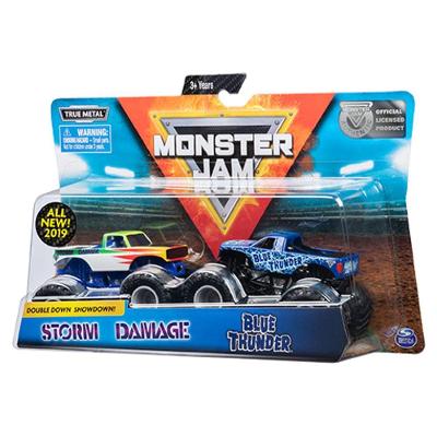 Carrinho em Escala Storm Vs Blue Thunder com Efeito Reveal The Steel Azul Sunny Brinquedos