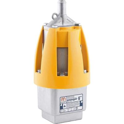 Bomba Submersa ANAUGER 6 com Cúpula de Proteção Cinza com Detalhes Amarelo 220V~ 450W